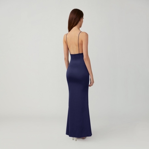 NWT Fame and Partners Trine Dress in Navy 2 - Picture 2 of 7